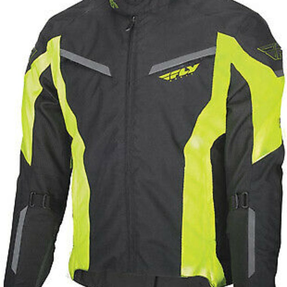 Fly Racing Jacket, Strata Hi Vis Men's Motor Cross